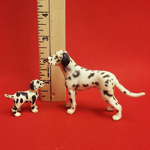 Two Schleich Dalmatian Dog Figurines Adult Male & Puppy 2006 - Picture 6 of 9